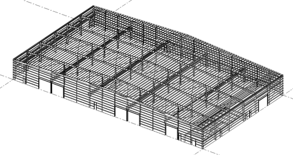 Modelo completo de la nave