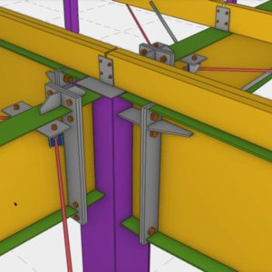Bolted beam-to-column connection